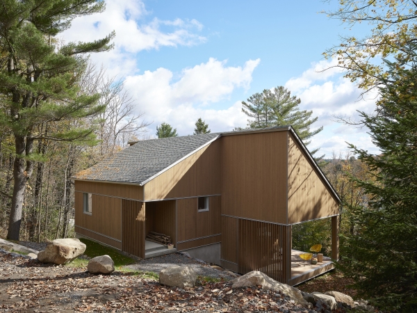 Шале, вдохновленное морфологией места