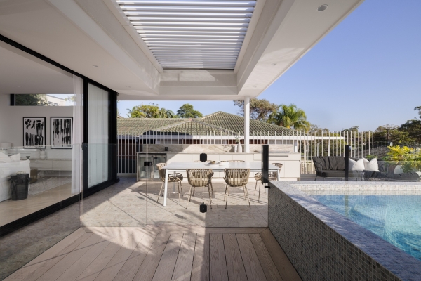 Резиденция с многоуровневыми пространствами