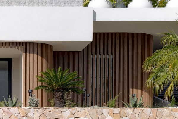 Резиденция с многоуровневыми пространствами