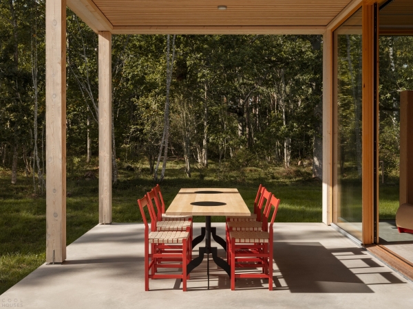 Летний дом в скандинавском минималистичном стиле