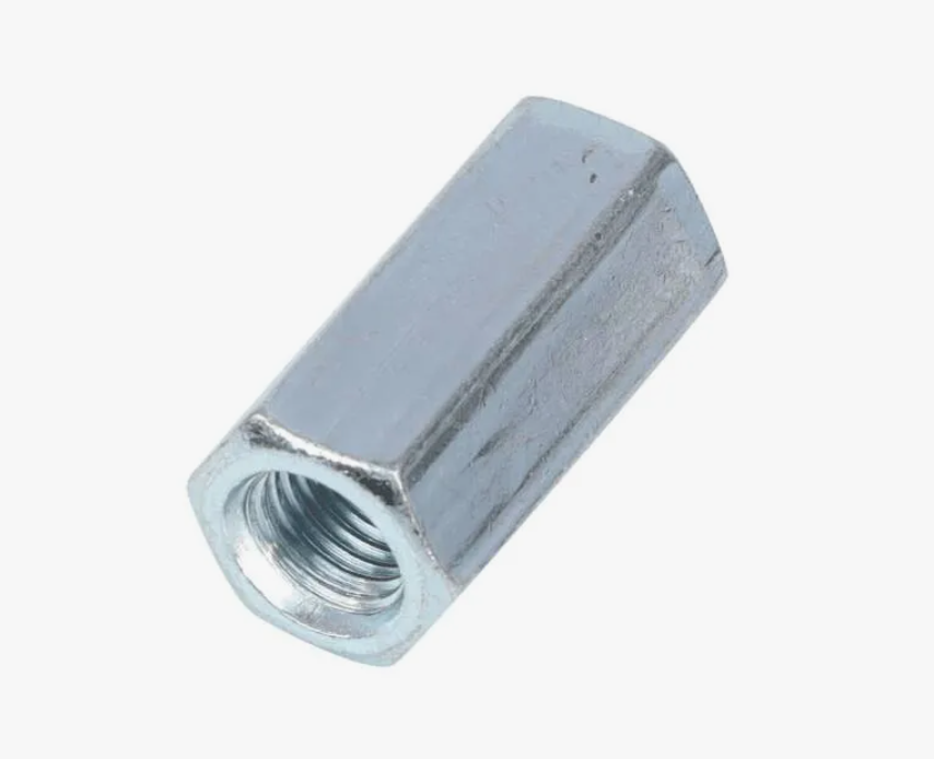 DIN 6334 — шестигранные удлинённые гайки, размеры и применение