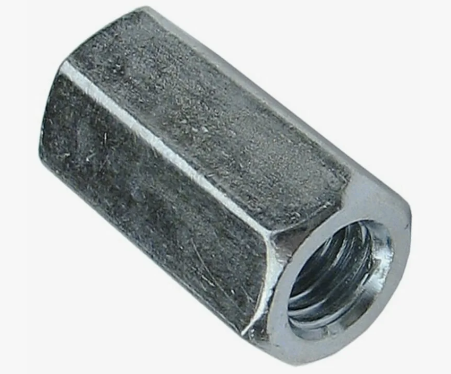 DIN 6334 — шестигранные удлинённые гайки, размеры и применение