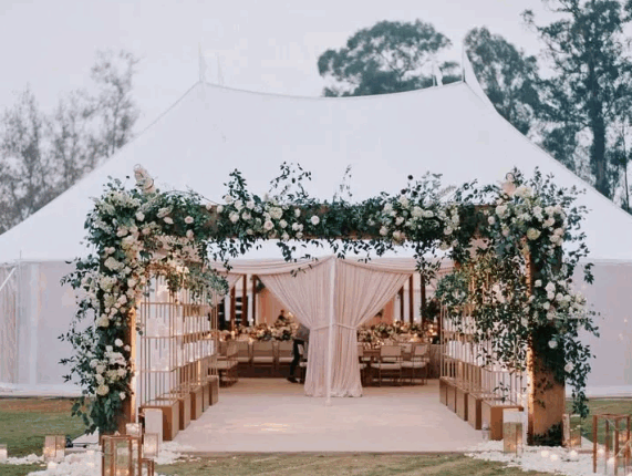 Шатер для свадьбы - идеи оформления и организации